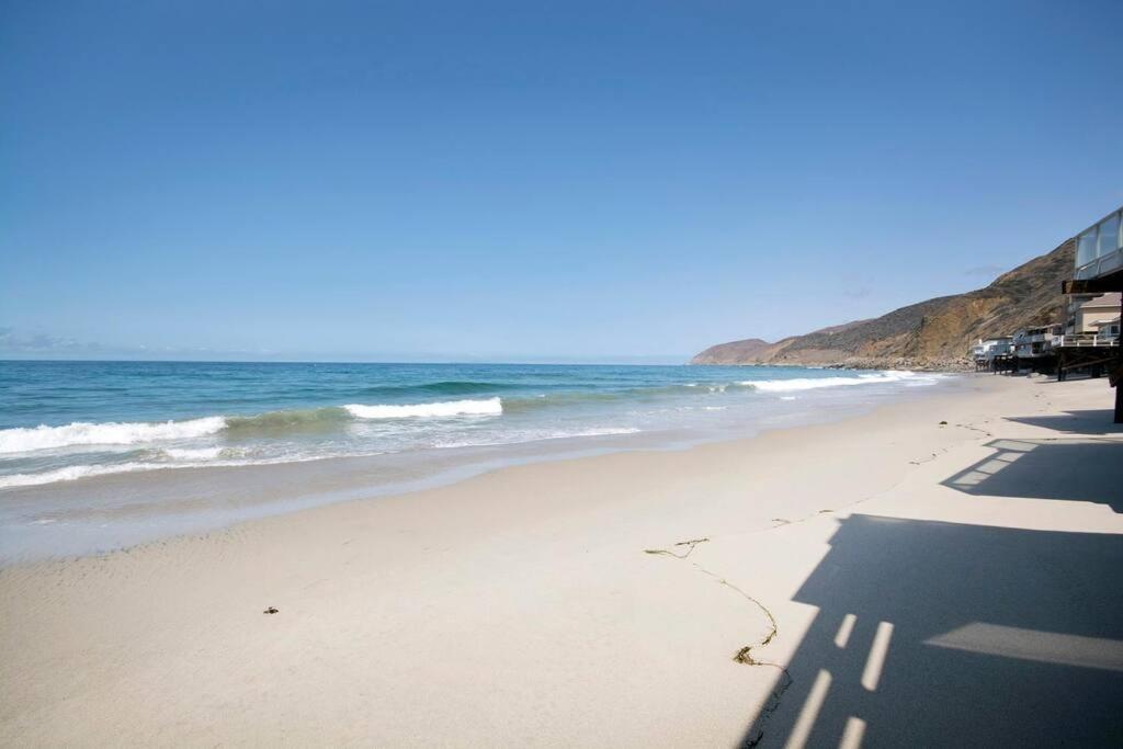 Malibu Beach House Getaway On Private Beach Villa Exterior photo